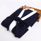 Dark Blue White / L